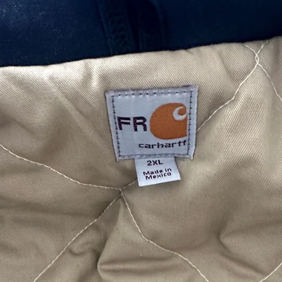 Carhartt Men's Dark Blue Field 2112 Cat 4 FR Jacket - Picture 7 of 7